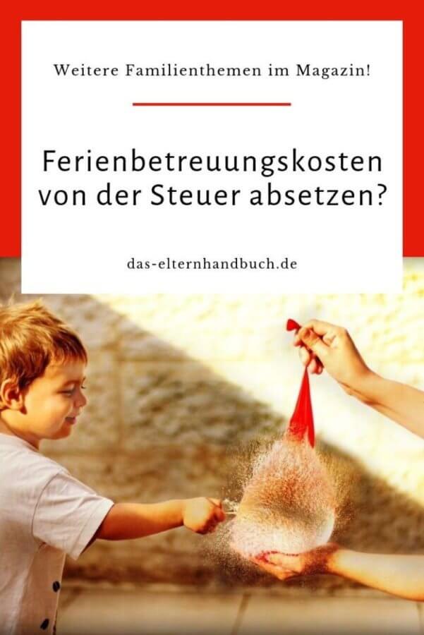  Ferienbetreuungskosten von der Steuer absetzen? Illustration 