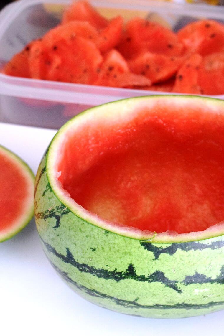 Wassermelonen-Slush - vorher