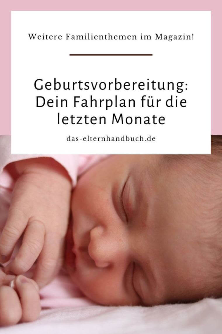 Geburtsvorbereitung: Dein Fahrplan für die letzten Monate Geburtsvorbereitung