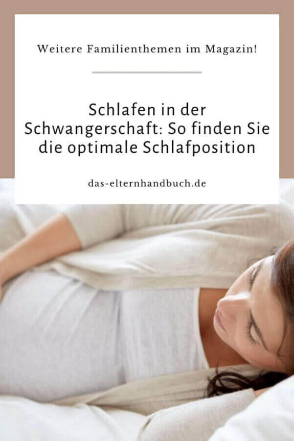 Schlafen in der Schwangerschaft So finden Sie die optimale Schlafposition