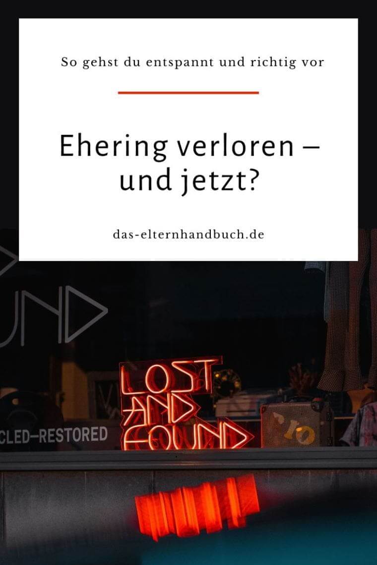 Ehering verloren – und jetzt? So gehst du entspannt und richtig vor Ehering verloren