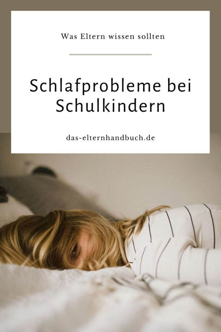 Schlafprobleme bei Schulkindern