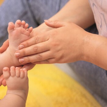 Foto: Susanne Krauss Baby Füße Fusssohle