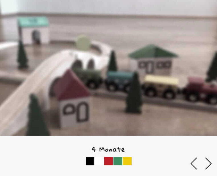 4 Monate Babyentwicklung erstes Jahr, Babys Augen, Babys sehen, Elternwissen, Frühkindliche Entwicklung, Kontrastsehen, Schwarz Weiß Kontraste, Sehentwicklung Baby, Visuelle Wahrnehmung, Wahrnehmungsentwicklung